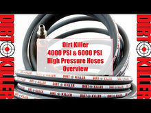 Load and play video in Gallery viewer, Single Wire Pressure Washer Hoses - 100 FT - Grey Non-Marking
