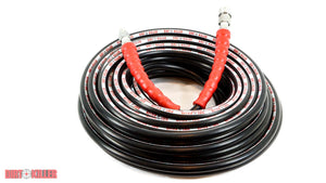 Double Wire Pressure Washer Hoses - Grey Non-marking 100FT