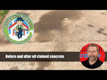 Load and play video in Gallery viewer, Nastee - Industrial Degreaser -  Remove oil stains from concrete