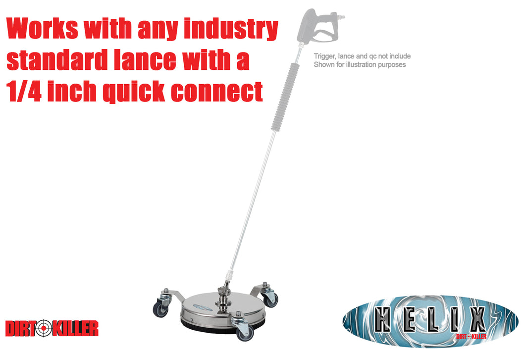 Silver Helix Surface Cleaners - Commercial Grade - Stainless Steel