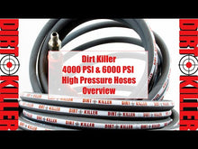 Load and play video in Gallery viewer, Single Wire Pressure Washer Hoses - 100 FT - Grey Non-Marking
