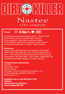 Nastee - Industrial Degreaser -  Remove oil stains from concrete